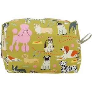Dana Herbert Dog Print Cosmetic Case